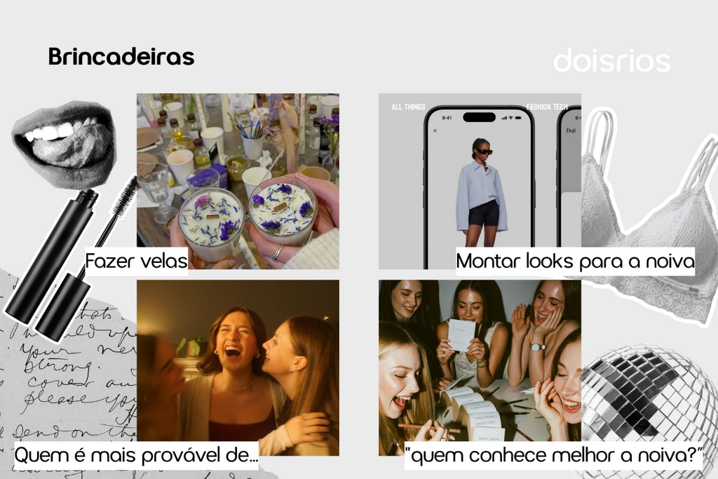 Ideias de brincadeiras para chá de lingerie